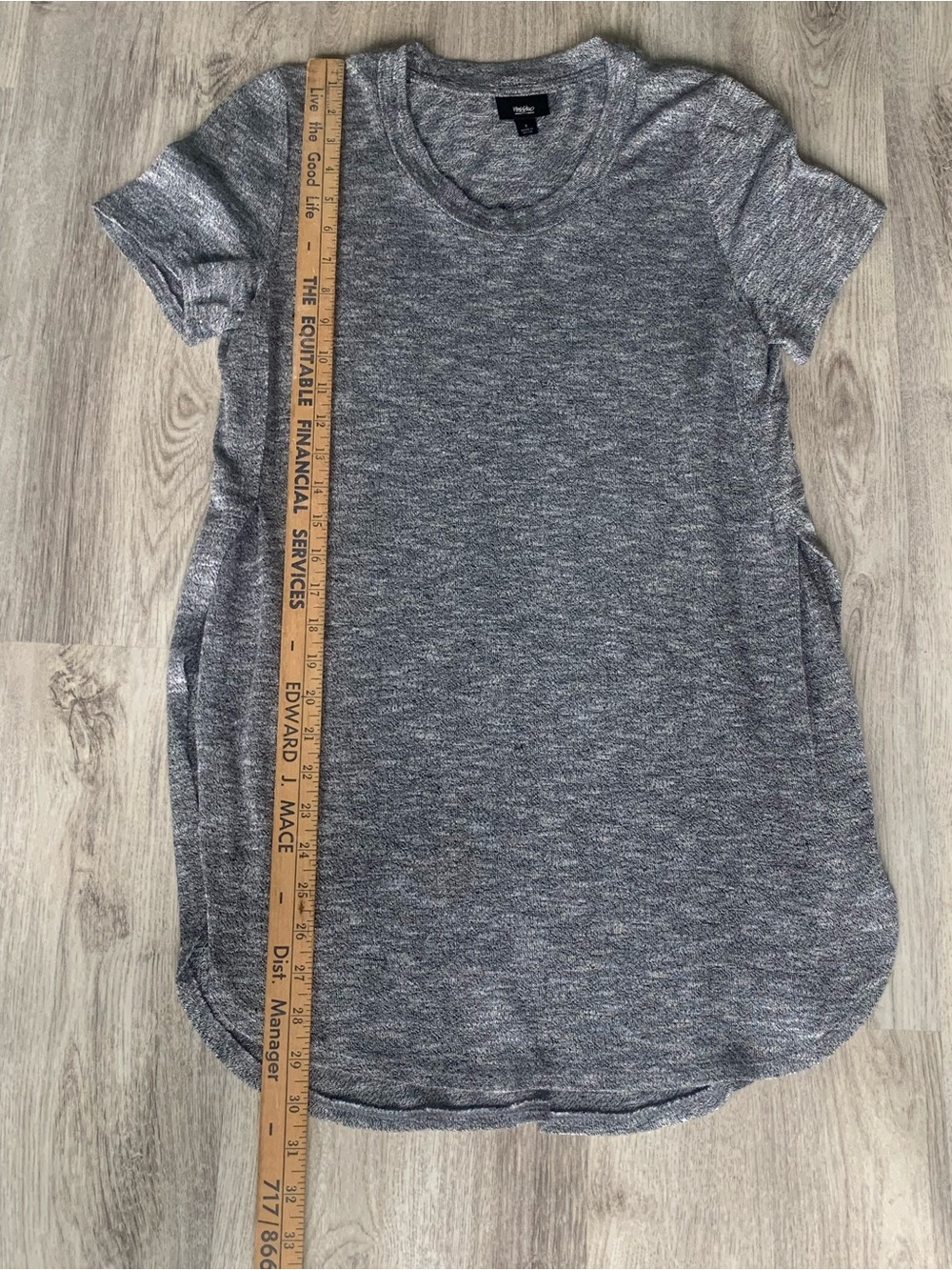 Bundle of 2 Mossimo High Side Slit Tunic Tee Shirts size small & medium - Picture 8 of 16